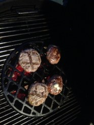 hamburger  met blauwschimmel