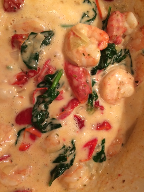 garnalen op Toscaanse wijze